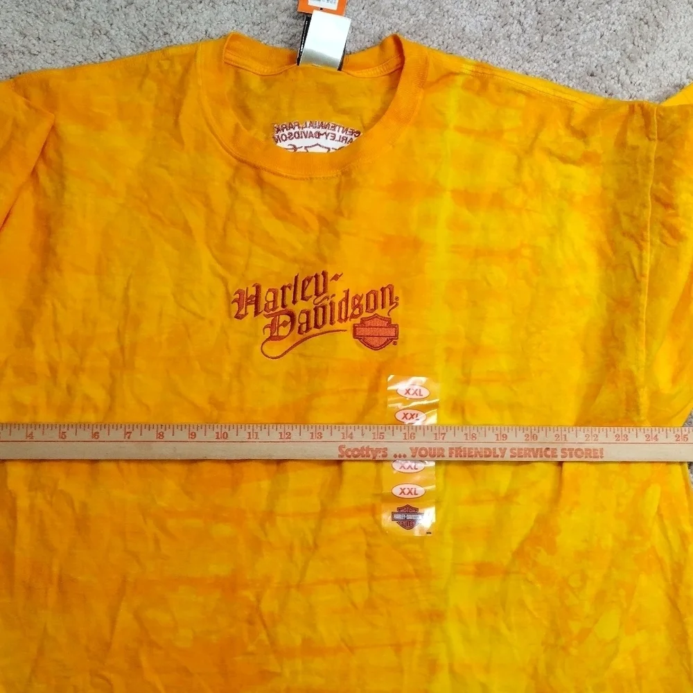 Harley Davidson Adults Size 2XL NWT Biker Shirt Sunburst  Ohio  Motorcycle